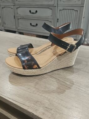 Rockport Wedge Espadrille Sandal Women's size